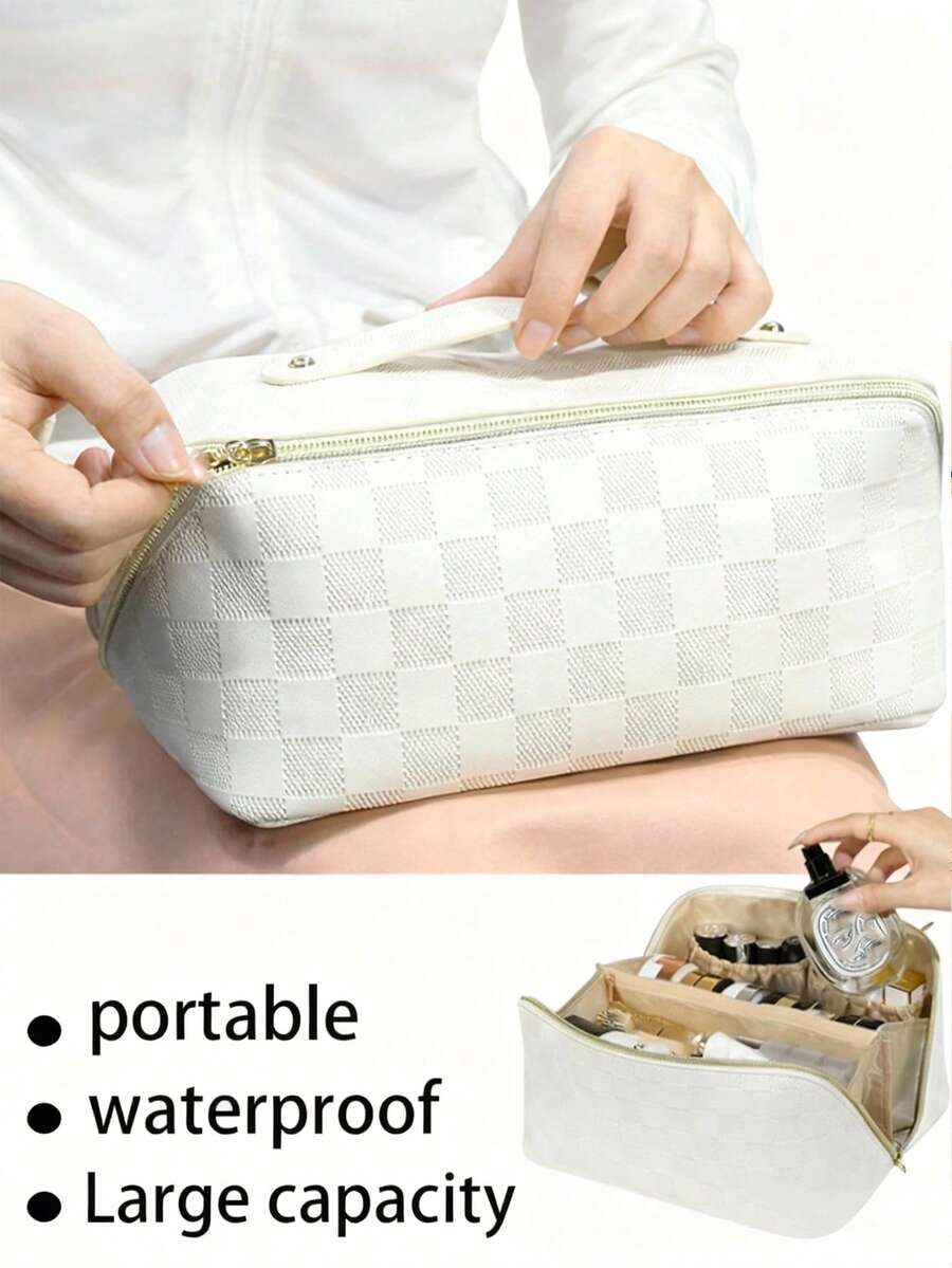 Multicolor PU Leather Travel Makeup Organizer – product image 6 of 10