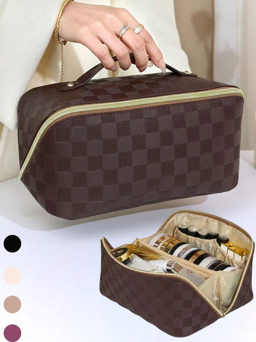 Multicolor PU Leather Travel Makeup Organizer – product image 1 of 10