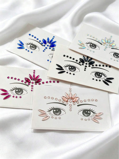 5-Piece Self-Adhesive Face Gem Sticker Set – product image 10 of 12