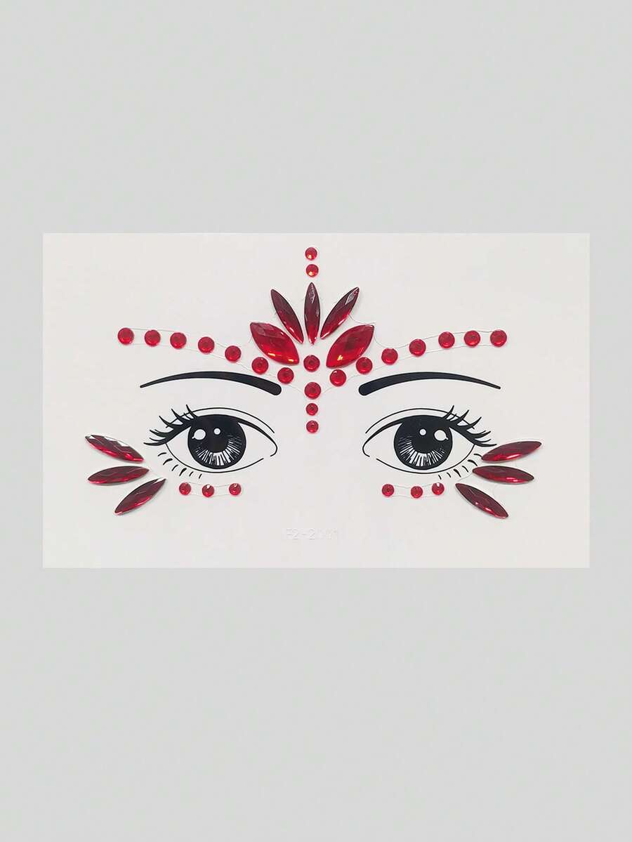 5-Piece Self-Adhesive Face Gem Sticker Set – product image 9 of 12