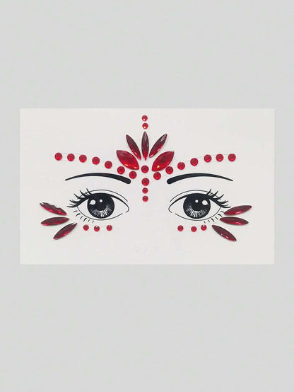 5-Piece Self-Adhesive Face Gem Sticker Set – product image 9 of 12